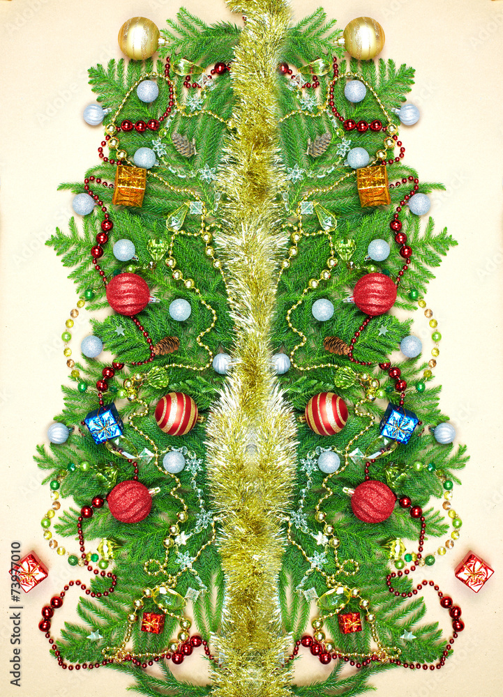Christmas tree decoration. Christmas tree decoration.