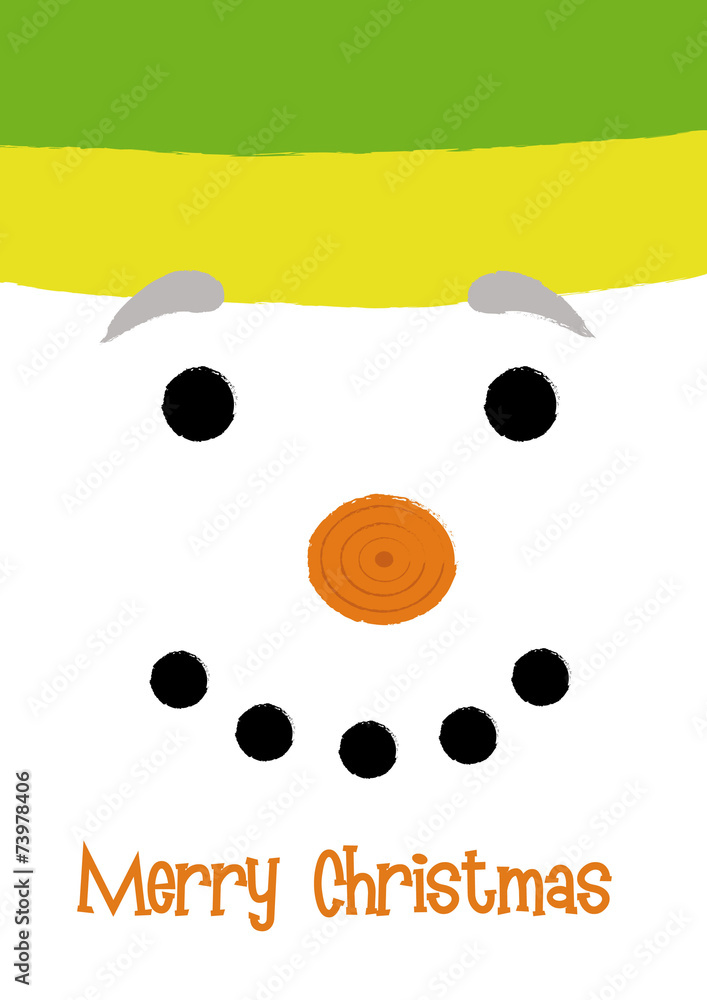 Naklejka premium SNOWMAN