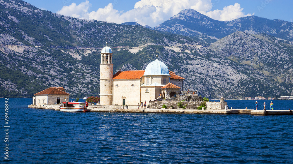 Island Mother of God on the Rocks, Montenegro