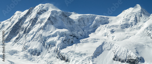 panorama of glacier