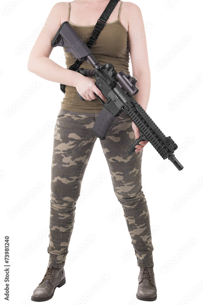 Military girl Military girl