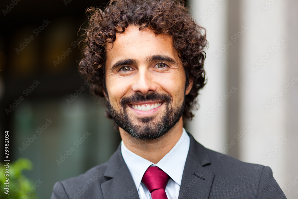 Confident businessman portrait Confident businessman portrait