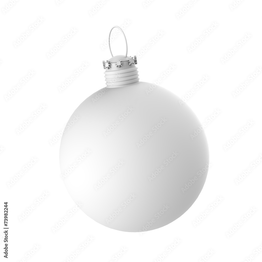 Empty 3d Christmas ornament Empty 3d Christmas ornament