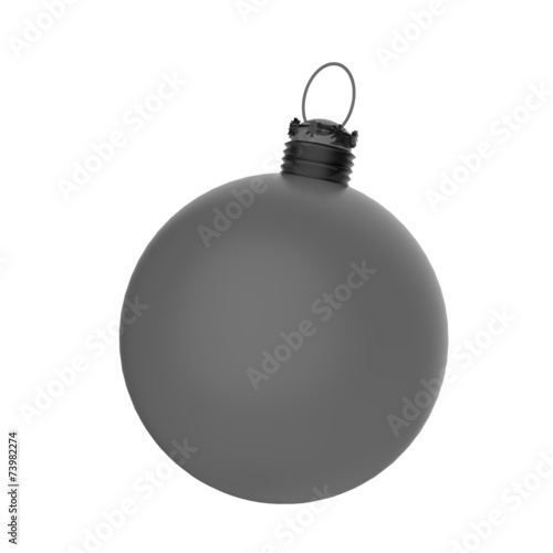 Empty 3d Christmas ornament