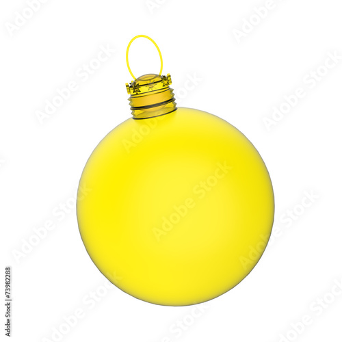 Empty 3d Christmas ornament