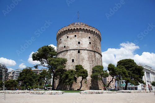 The white tower at Thessaloniki