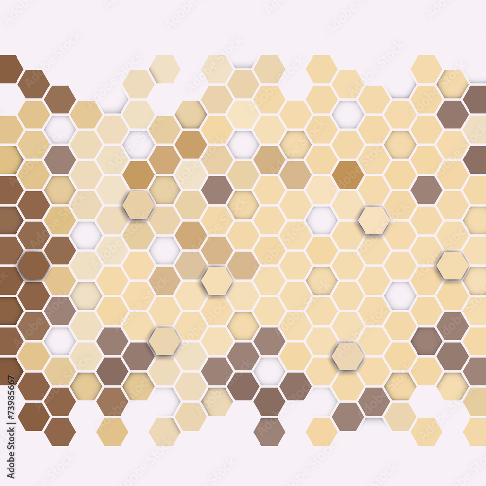 Geometric background, abstract hexagonal pattern vector Geometric background, abstract hexagonal pattern vector