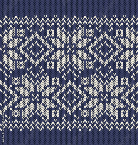 Vector  knitted background