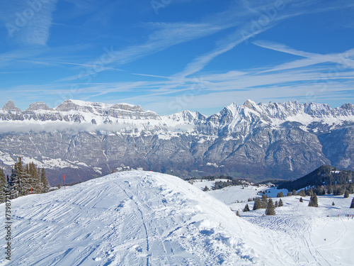 Winter in alps