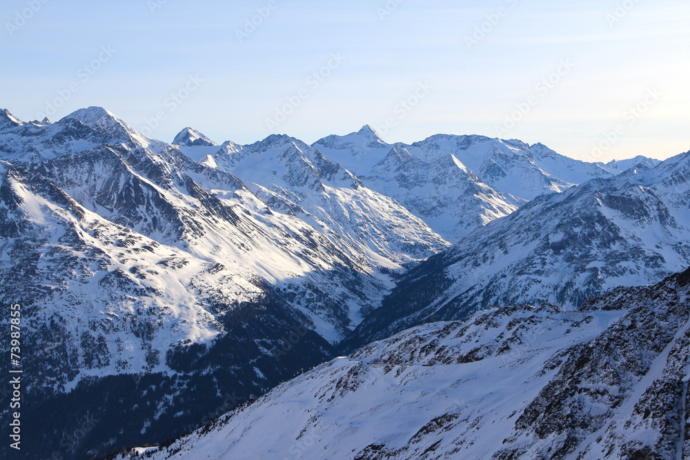 Fototapeta premium Winter mountains