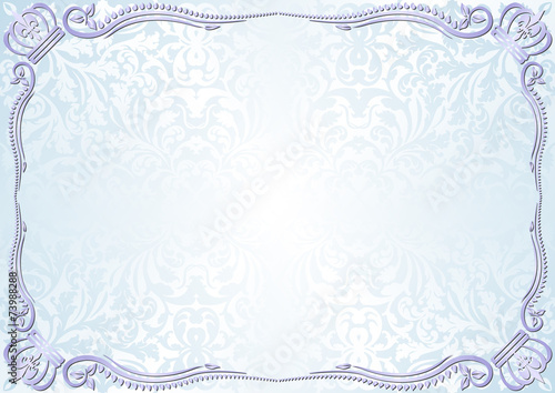 light blue ornate background