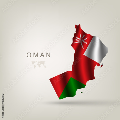 Flag of Oman as a country