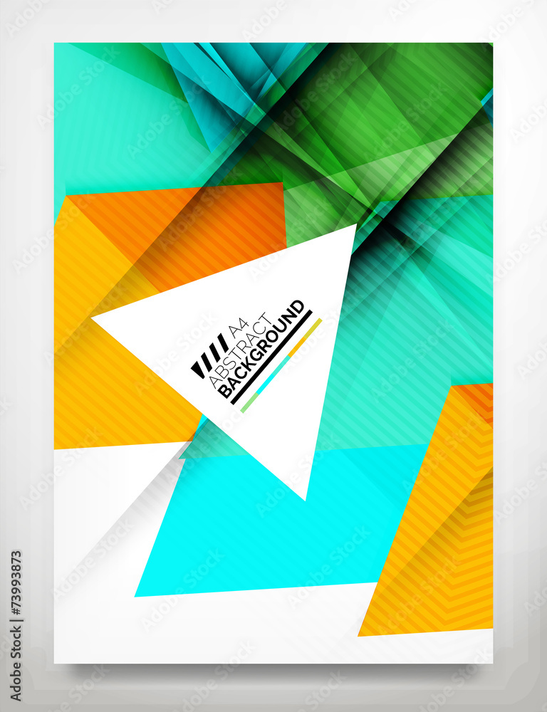 Fototapeta premium Flyer, Brochure Design Template