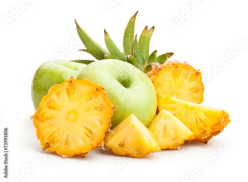 apple and pineapple