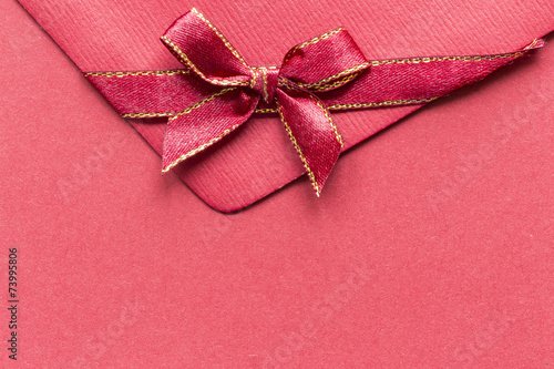 envelope with bow