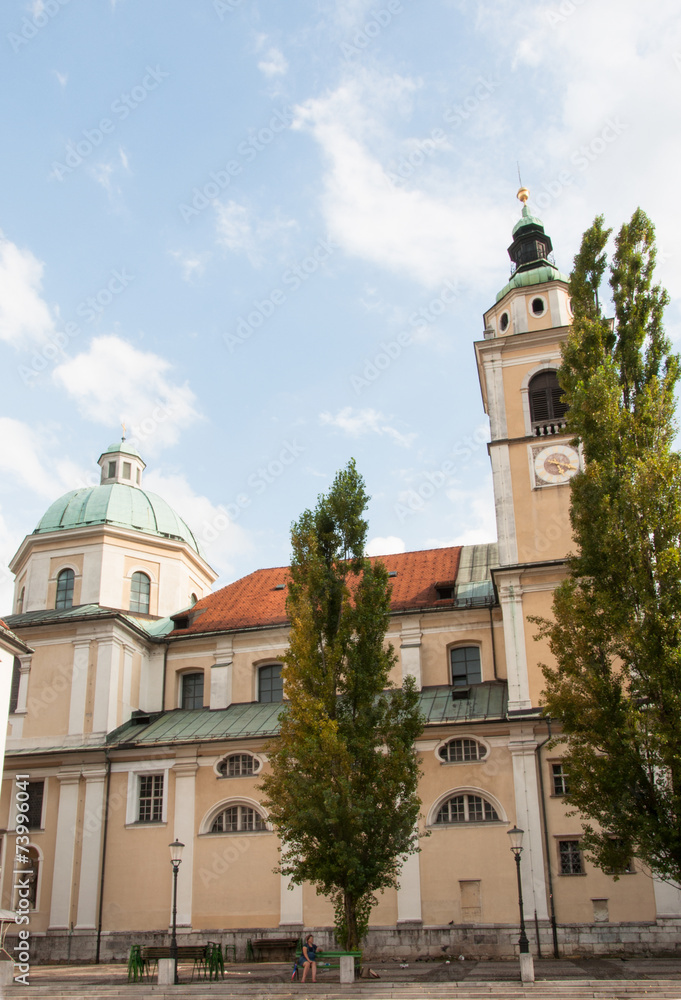 Ljubljana Dom des heiligen Nikolaus