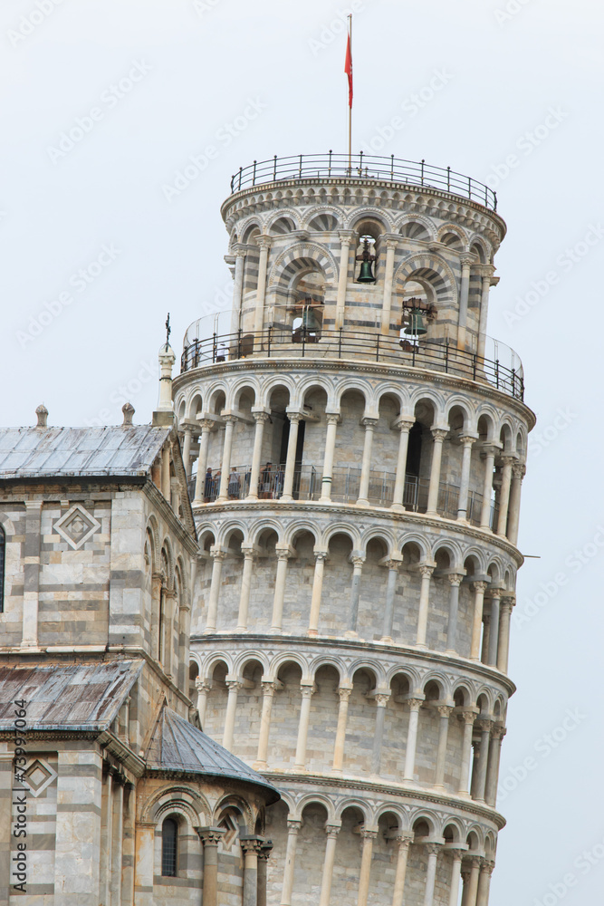 The Leaning Tower of Pisa. Tuscany, Italy