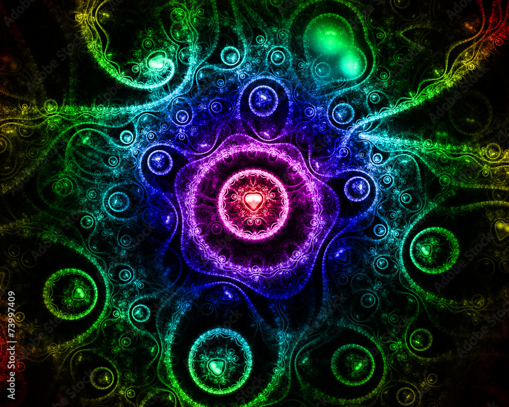 abstract fantasy background with heart shapes abstract fantasy background with heart shapes