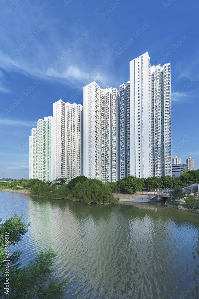 Fototapeta premium Public Estate in Hong Kong