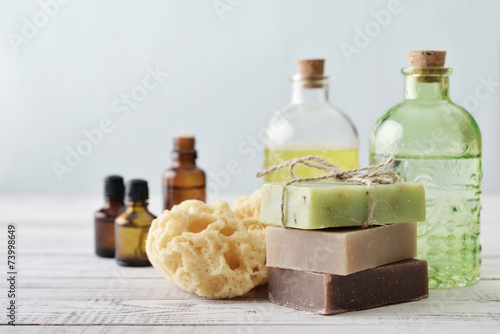Stack of soap bars