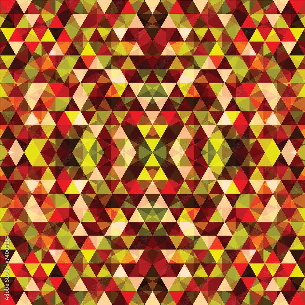 Triangular Mosaic Colorful Background Triangular Mosaic Colorful Background