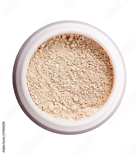 Face powder isolated
