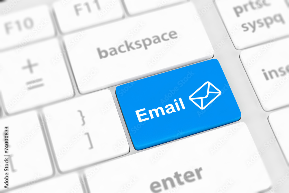 Computer keyboard with e-mail key Computer keyboard with e-mail key