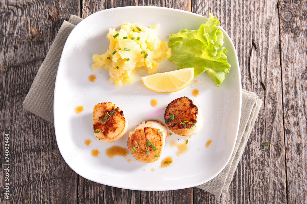 seared scallop seared scallop