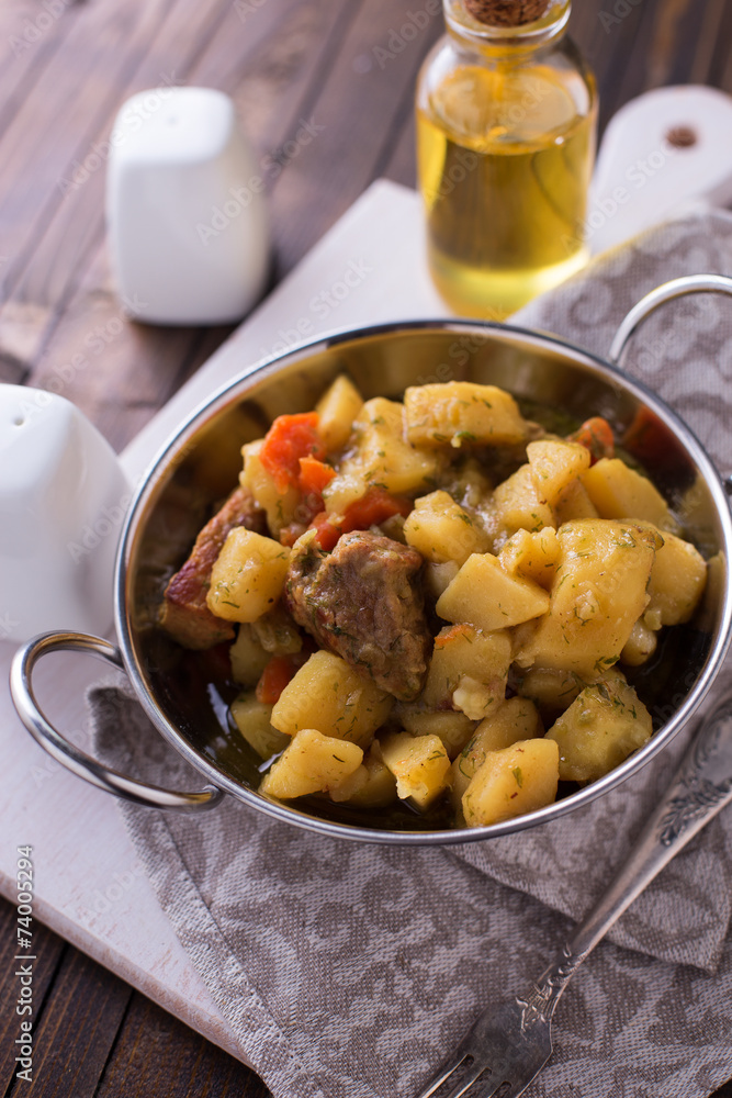 Stew with meat and vegetables Stew with meat and vegetables