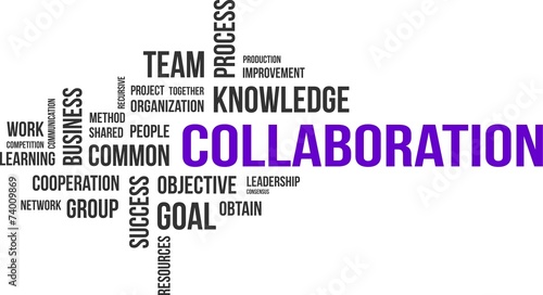 word cloud - collaboration