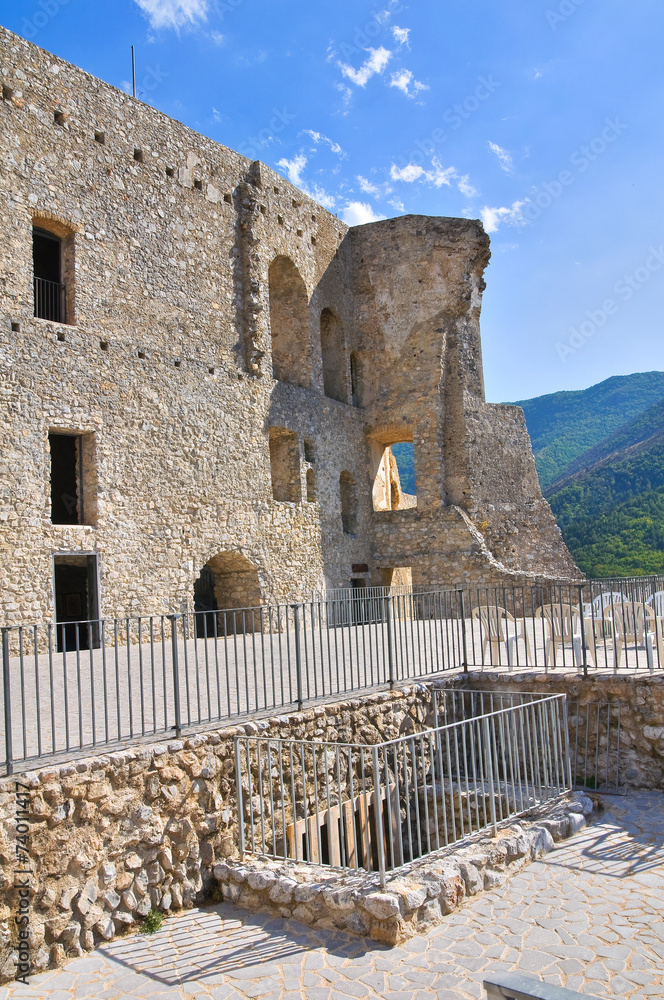 Fototapeta premium Castle of Morano Calabro. Calabria. Italy.
