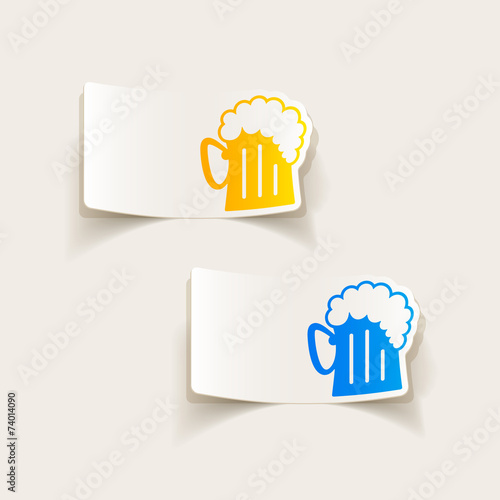 realistic design element: beer