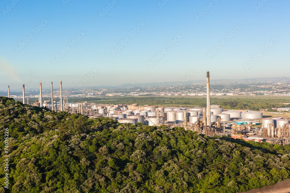 Fototapeta premium Oil Refinery Factory