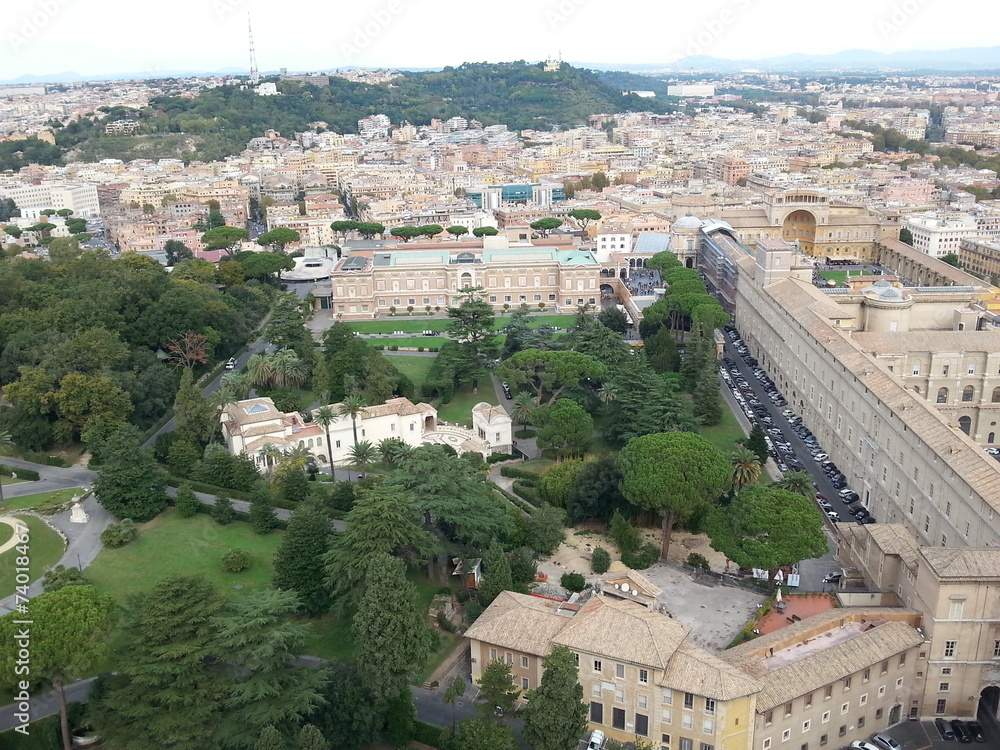 Rom, Blick in die Vatikanischen Gärten