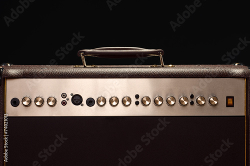 Bild auf Leinwand guitar amp
