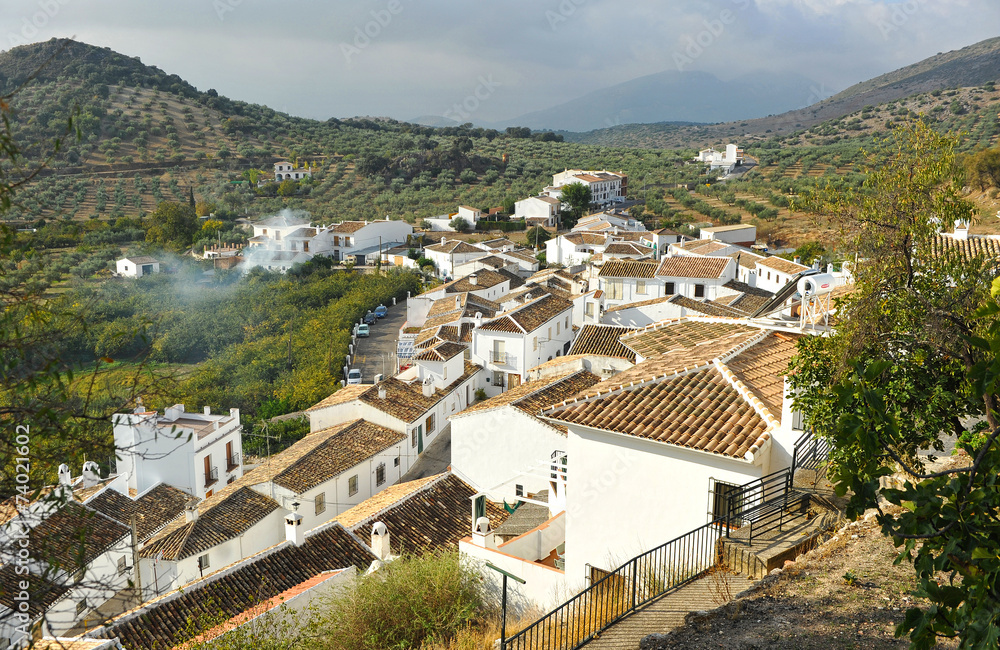 Fototapeta premium Paisaje de la Subbética, aldea de Zagrilla, Córdoba, España