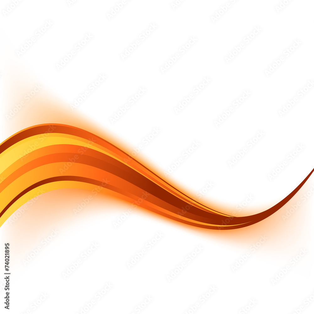 Orange swoosh cheap
