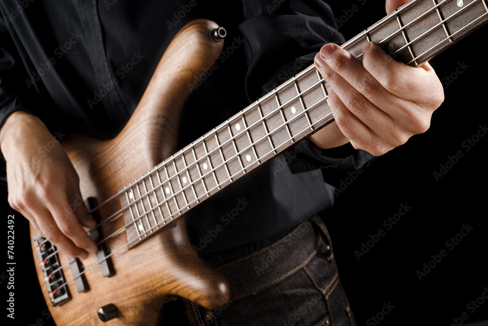 Fototapeta premium jazz bassist