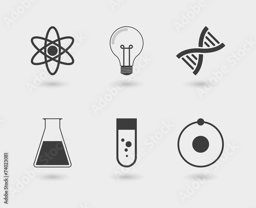 science icon set