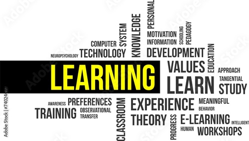 word cloud - learning
