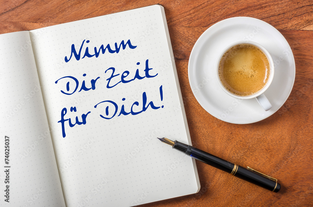 Nimm dir Zeit für dich StockFoto Adobe Stock