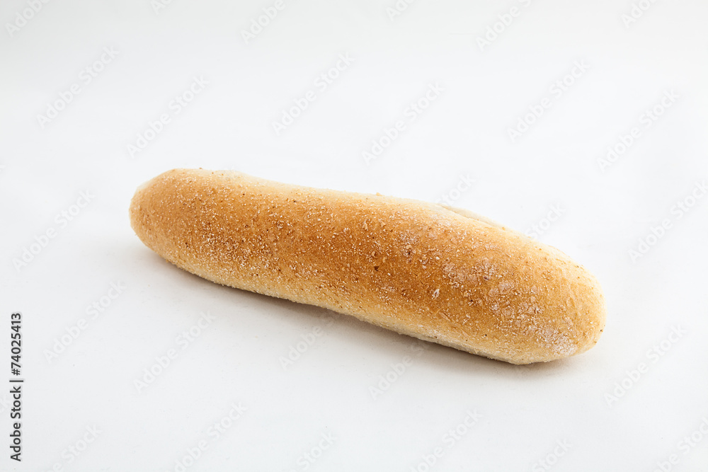 Baguette isolated on white background Baguette isolated on white background
