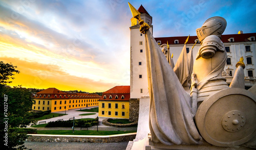 Photography sculpturÃÂ in Bratislava castle