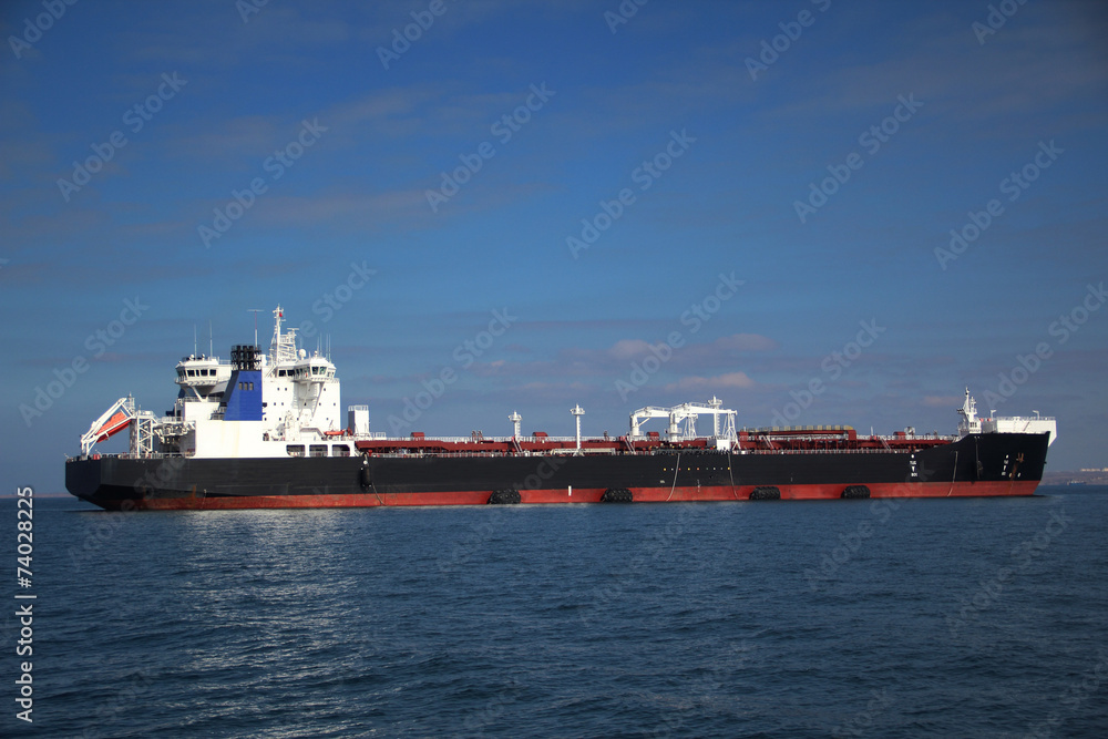 large tanker on the high seas