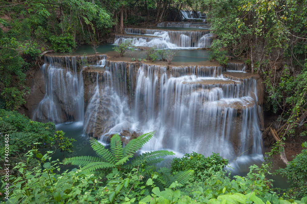 huay mae kamin waterfall, Kanchanaburi province, Thailand