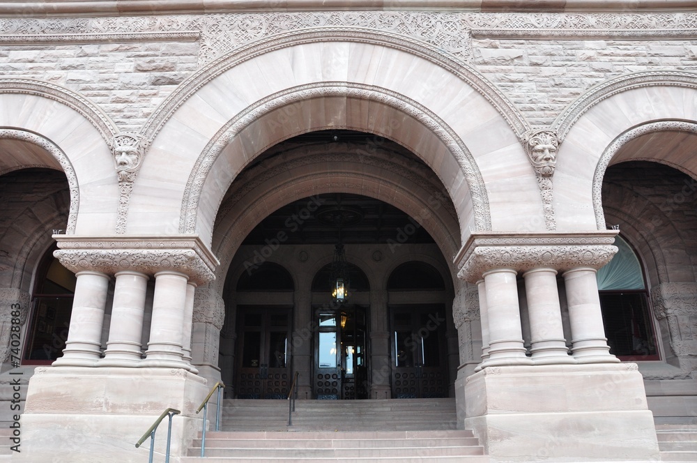 Front of Ontario Parliament building