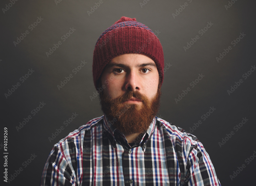 Funky bearded man Funky bearded man