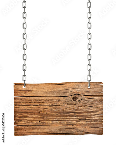 wooden sign background message