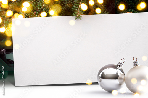 Art Christmas invitation background