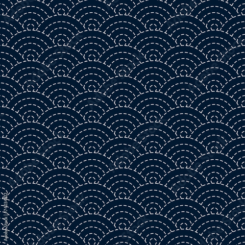 Wellen-Sashiko
